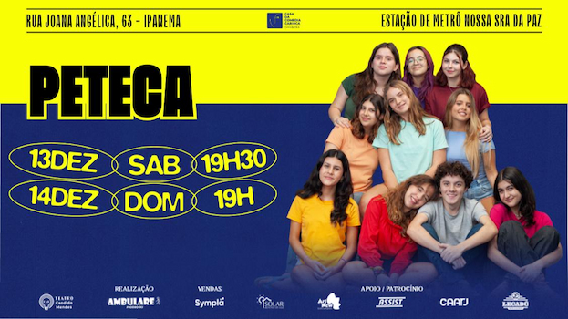 PETECA NO TEATRO CANDIDO MENDES