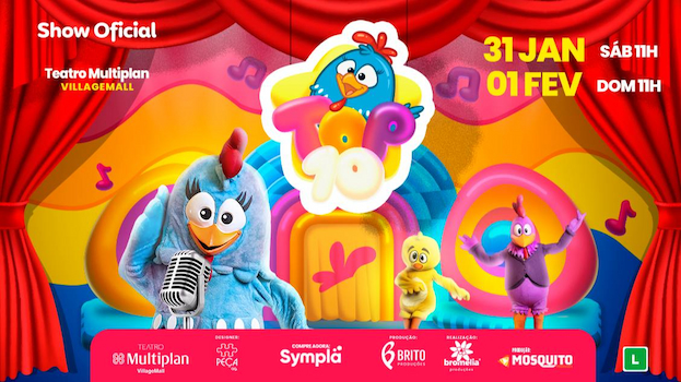 TOP 10 DA GALINHA PINTADINHA NO TEATRO MULTIPLAN