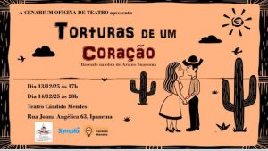 Torturas de um Coração no TEATRO CANDIDO MENDES