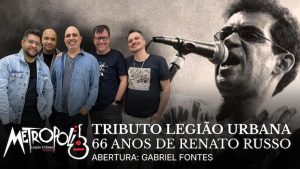 Banda Metropolis – Legião Urbana Tributo no Teatro Brigitte Blair