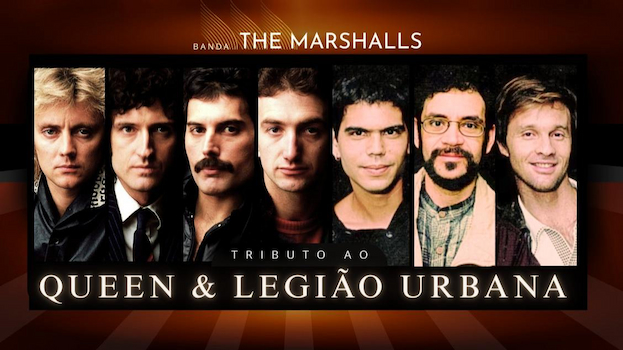 Banda The Marshalls - Tributo ao Queen & Legião Urbana no Teatro Brigitte Blair