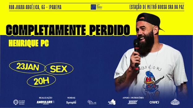 CASA DA COMÉDIA CARIOCA - " COMPLETAMENTE PERDIDO: