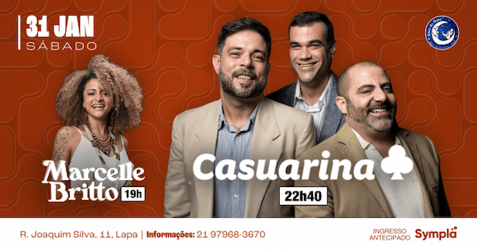 Casuarina no Beco do Rato 31 de janeiro