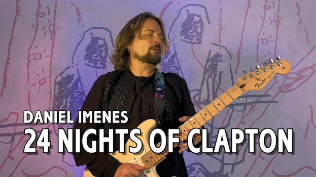 Daniel Imenes em 24 NIGHTS OF CLAPTON no Teatro Brigitte Blair