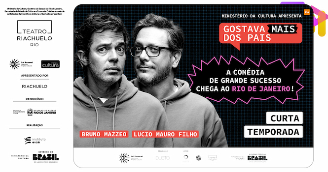 Gostava Mais Dos Pais no TEATRO RIACHUELO