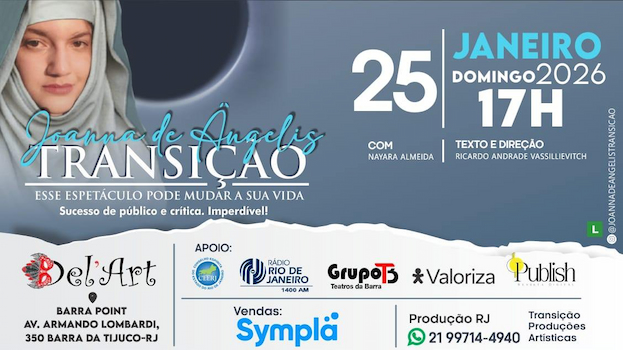 JOANNA DE ÂNGELIS, TRANSIÇÃO na Del'Art - Teatros da Barra