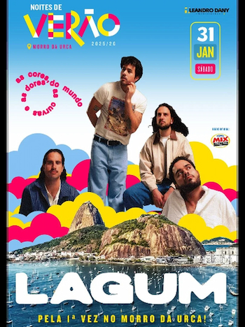 LAGUM ao vivo no Morro da Urca - RJ