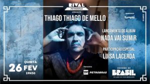 LUÍSA LACERDA NO TEATRO RIVAL PETROBRAS