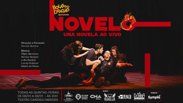 NOVELO - Uma Novela Ao Vivo no TEATRO CÂNDIDO MENDES