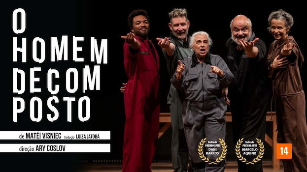 O homem decomposto no Teatro Poeira