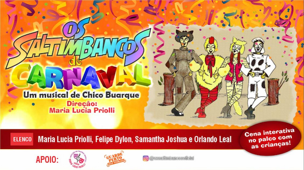 Os Saltimbancos de Carnaval no Teatro Brigitte Blair