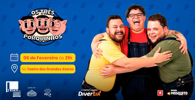 Porquinhos no Teatro das Artes