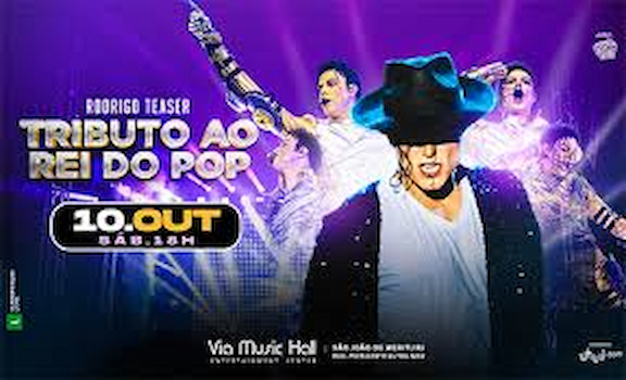 Rodrigo Teaser - Tributo ao Rei do POP na VIA MUSIC HALL