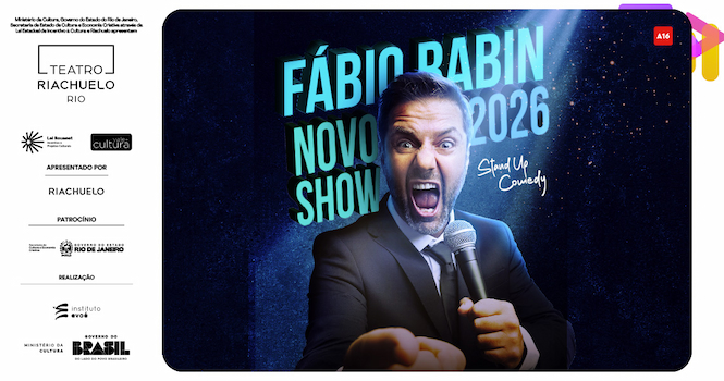Stand Up - Fábio Rabin no TEATRO RIACHUELO
