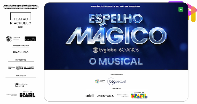 Teatros Espelho Mágico - TV Globo 60 Anos - O Musical no TEATRO RIACHUELO