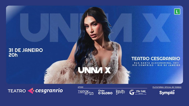 UNNA X NO TEATRO CESGRANRIO - RJ