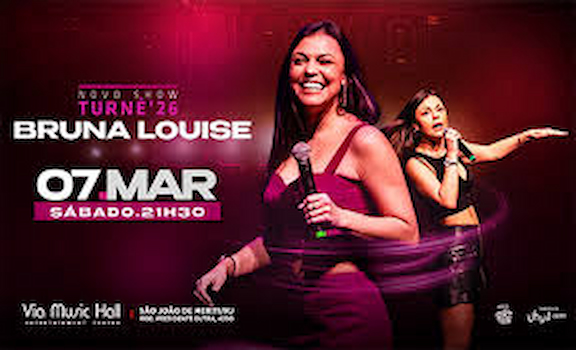 Bruna Louise na VIA MUSIC HALL