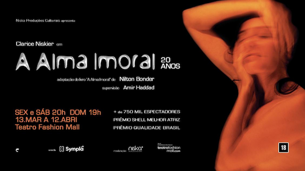 A ALMA IMORAL NO TEATRO FASHION MALL - RJ