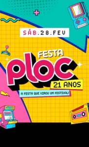 A FESTA PLOC NO TEATRO QUALISTAGE