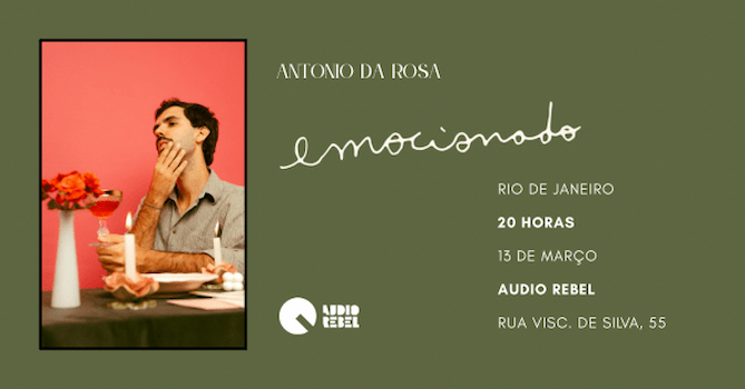 Antonio da Rosa Lançamento Emocionado na Audio Rebel