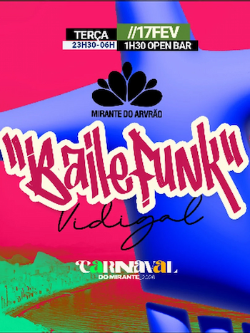 Baile Funk no Mirante do Arvrão