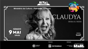 CLAUDYA NO SHOW “DEIXA EU DIZER” NO TEATRO RIVAL PETROBRAS