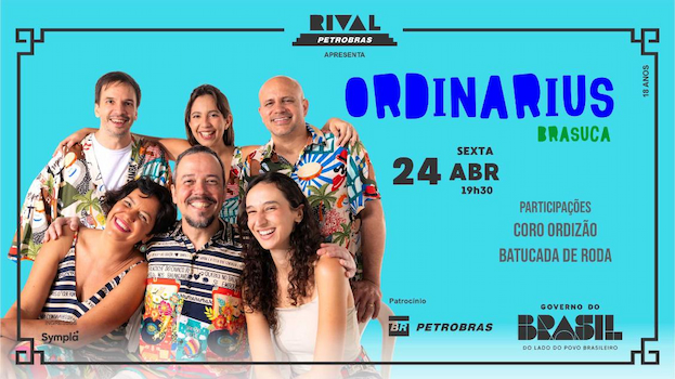 Coro Ordizão e Batucada de Roda NO TEATRO RIVAL PETROBRAS