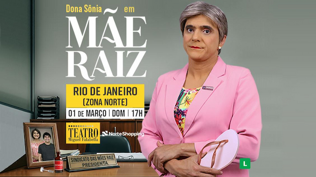 Dona Sônia - MÃE RAIZo no TEATRO MIGUEL FALABELLA