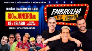 EMBRULHA PRA VIAGEM - AO VIVO NO TEATRO FASHION MALL - RJ