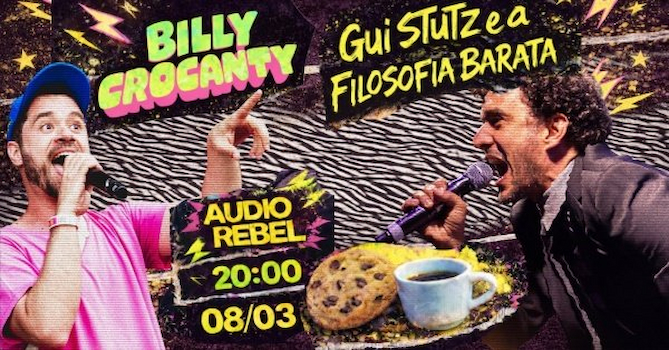 Gui Stutz e Billy Crocanty na Audio Rebel