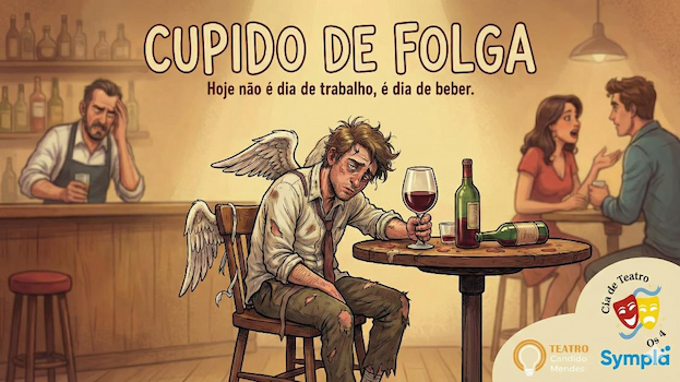 O Cupido de Folga no TEATRO CÂNDIDO MENDES