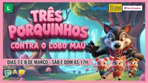Os Três Porquinhos Contra o Lobo Mau no TEATRO MIGUEL FALABELLA
