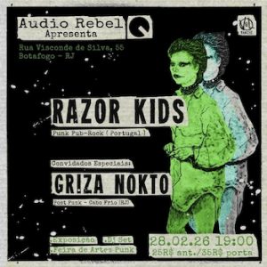 Razor Kids e Griza Nokto na Audio Rebel