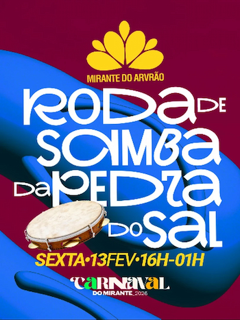 Roda de Samba da Pedra do Sal no Mirante do Arvrão