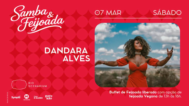 SAMBA & FEIJOADA COM DANDARA ALVES NO RIO SCENARIUM