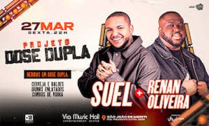Suel e Renan Oliveira na VIA MUSIC HALL