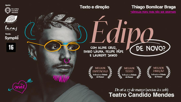 Édipo de novo? no TEATRO CÂNDIDO MENDES
