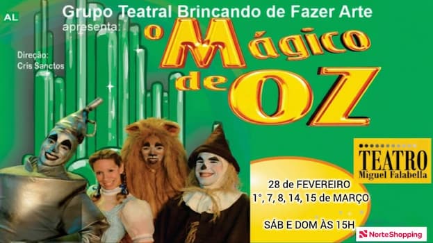 *O MÁGICO DE OZ* NO TEATRO MIGUEL FALABELLA