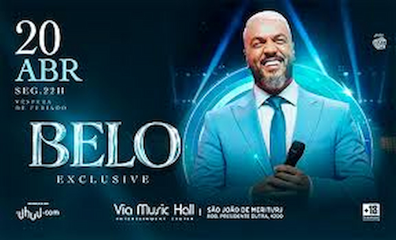 Belo na VIA MUSIC HALL