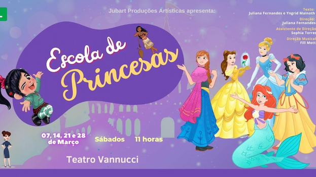 ESCOLA DE PRINCESAS no Teatro Vanucci