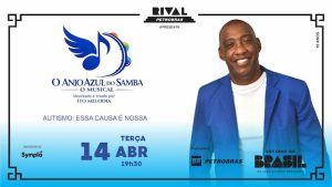 ITO MELODIA EM “O ANJO AZUL DO SAMBA – O MUSICAL” NO TEATRO RIVAL PETROBRAS