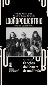 Lobão Power Trio no TEATRO CASA GRANDE