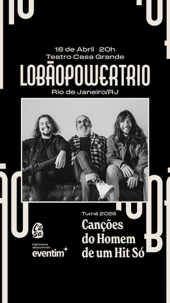 Lobão Power Trio no TEATRO CASA GRANDE