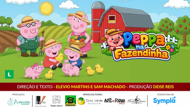 Peppa - Diversão na Fazendinha no Teatro dos 4