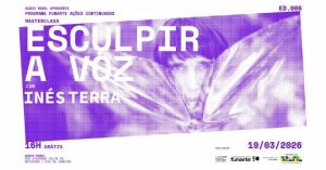 Programa Funarte ações continuadas Ed 006 Masterclass Esculpir a voz com Inês Terra na Audio Rebel