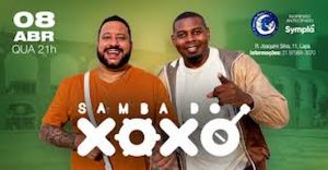 SAMBA DO XOXÓ E CONVIDADOS BECO DO RATO 08/04 21H - QUARTA FEIRA