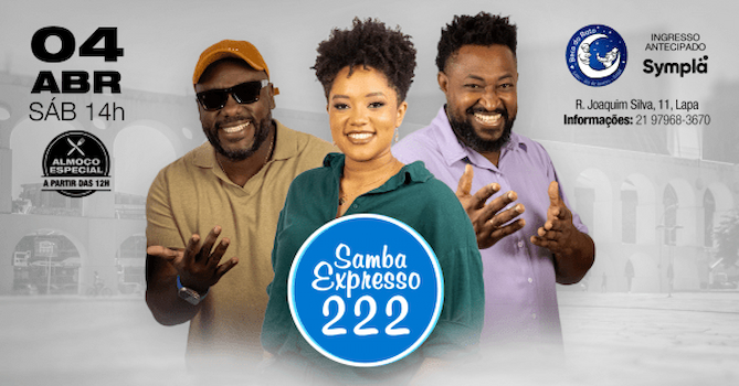 Samba expresso 222 no Beco do Rato