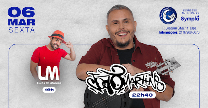 Sexta 06 de Março no Beco do Rato