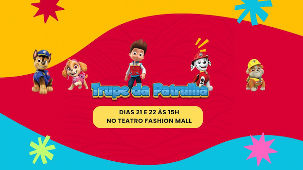 TRUPE DA PATRULHA NO TEATRO FASHION MALL - RJ