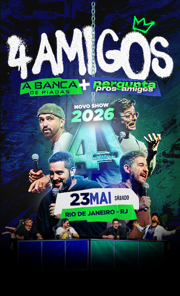 4 AMIGOS NO TEATRO QUALISTAGE